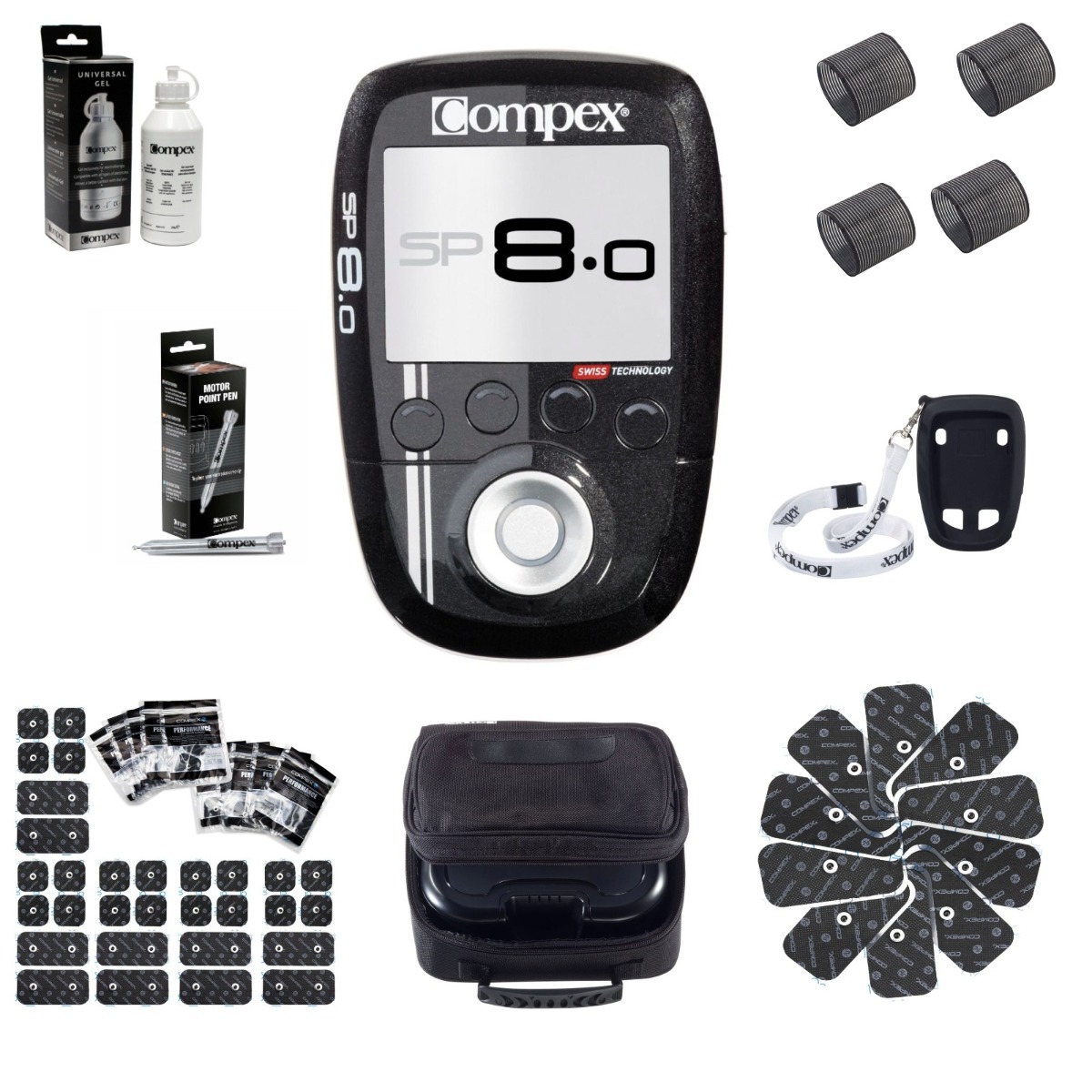 Compex SP 8.0 + Geschenke Gold Special PACK EDITION